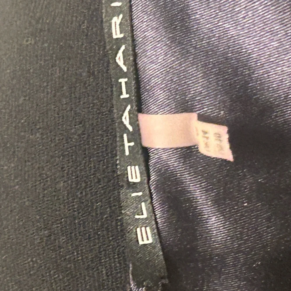 Elie Tahari Navy Long Sleeve Dress 95%Wool, New - Picture 5 of 10